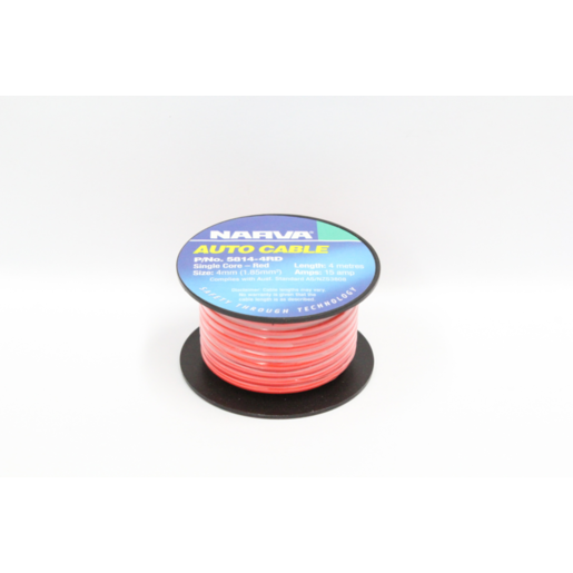 Narva 4mm Single Core Cable 15A 4m