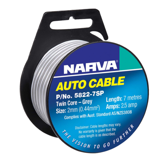 Narva Twin Core Speaker Cable 7m