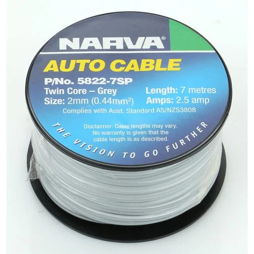 Narva Twin Core Speaker Cable 7m