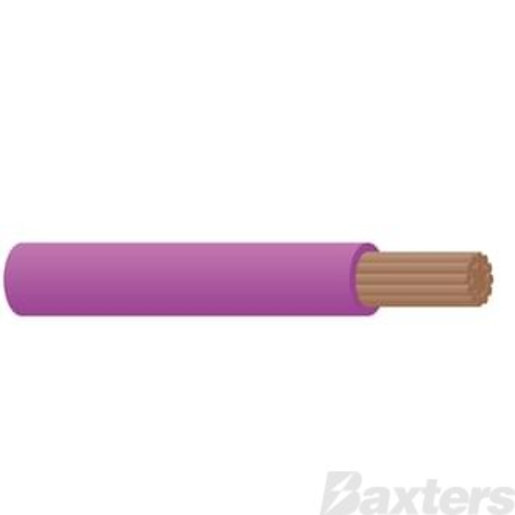 Tycab Single Core Cable 3mm Violet (1 Meter) - CB003A1-030VT