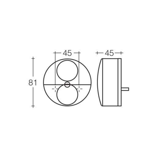 Narva Front Direction Indicator and Front Position Lamp Clear