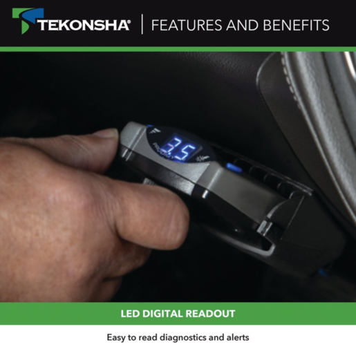 Tekonsha Prodigy P2 Trailer Brake Controller Proportional 1-4 Axles - 90885-AUS