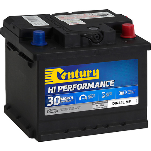 Century Hi Performance DIN DIN44L MF 12V 420CCA 43Ah Car Battery