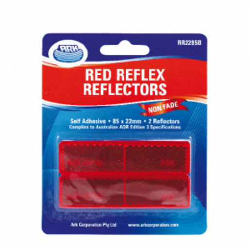 ARK Corp Reflex Reflector Red 85 x 22 mm - RR2285B
