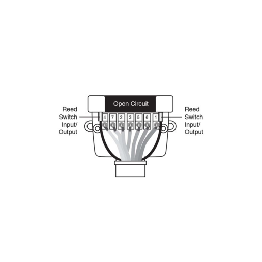 Narva 7-Pin Flat Quickfit Trailer Socket with Reed Switch