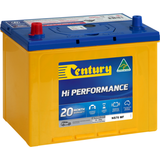 Century Hi Performance 4x4 NS70 MF 12V 650CCA 75Ah 4WD & SUV Battery