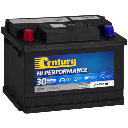 Century Hi Performance DIN DIN53R MF 12V 500CCA 54Ah Car Battery