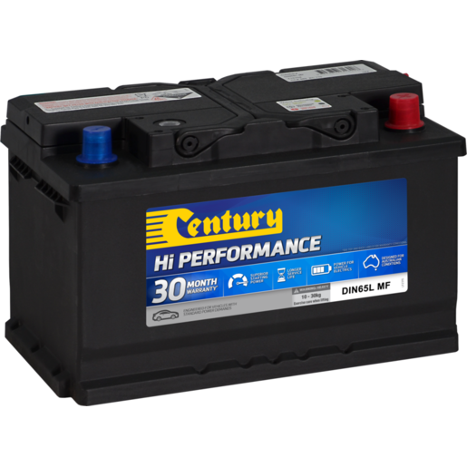 Century Hi Performance DIN DIN65L MF 12V 580CCA 63Ah Car Battery