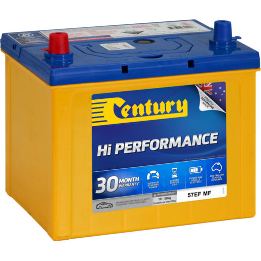 Century Hi Performance 57EF MF 12V 560CCA 57Ah Car Battery