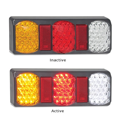 LED Autolamps 275 Triple Series Stop/Tail/Indicator & Reverse Lamp
