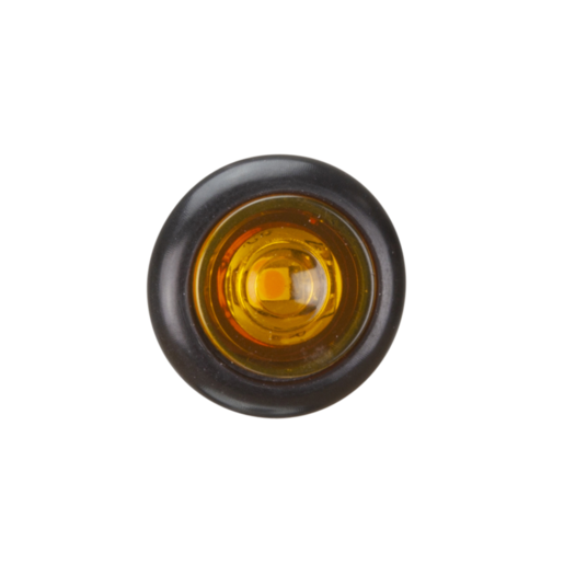 RoadVision LED Clearance Light Amber Flush Rubber 10-30V 28mmx25mm