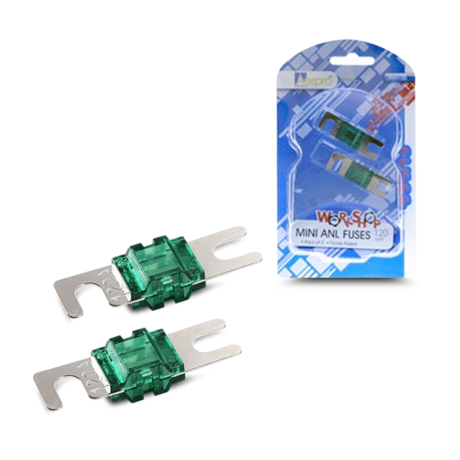 Aerpro 120 AMP Mini ANL Fuses Pack of 2 - AMA120