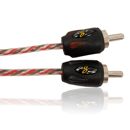 Stinger 4000 Series 2 Channel RCA Lead 17ft