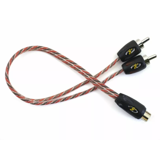 Stinger 2 Channel Y-Adaptor Cable Male to 1 Female