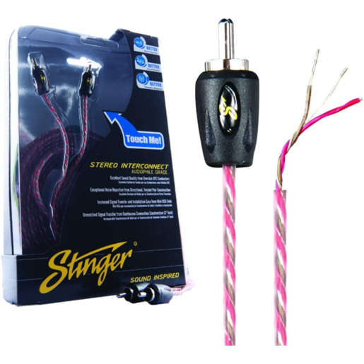 Stinger 4000 Series 2 Channel RCA Cable 6M