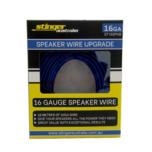Stinger HPM Blue Speaker Wire 16GA 18000mm