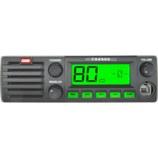 GME 80CH DIN-Sized Mount UHF CB Radio With Scansuite 5 Watt