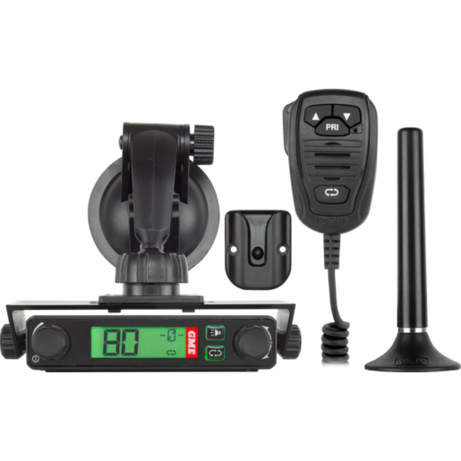 GME Super Compact UHF CB Radio Plug 'N' Play Kit 5 Watt