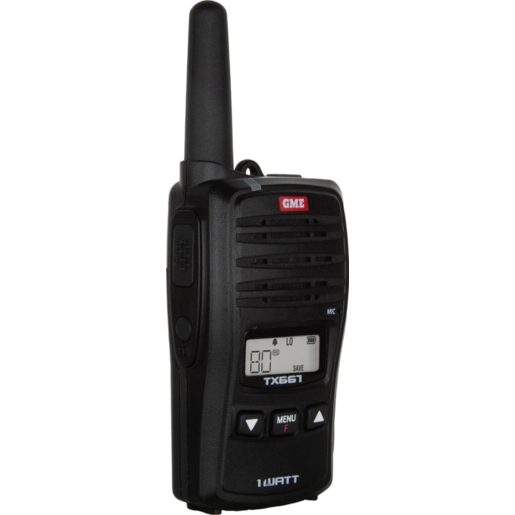GME 80CH UHF CB Handheld Radio 1 Watt