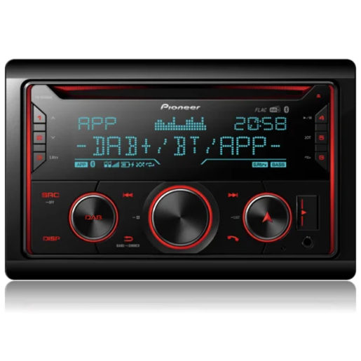 Pioneer 2 DIN Head Unit CD Receiver with DAB+ Digital Radio Dual Bluetooth