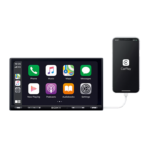 Sony 6.95" XAVAX5500 Head Unit Apple CarPlay & Android Auto Bluetooth WebLink