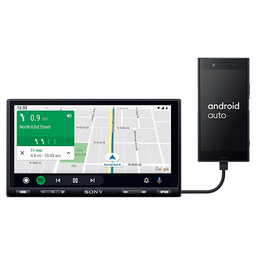 Sony 6.95" XAVAX5500 Head Unit Apple CarPlay & Android Auto Bluetooth WebLink