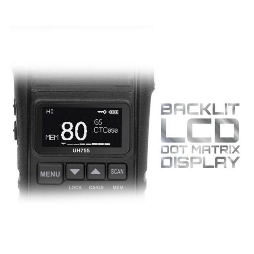 Uniden UHF CB Splashproof Handheld Radio 5 Watt