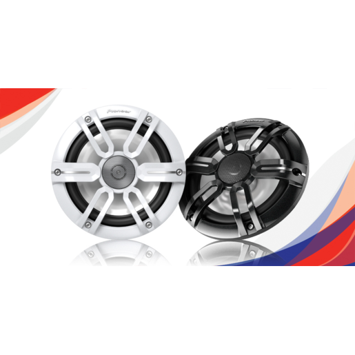 Pioneer 7.7" 250W 2-Way Classic Grille Design Sports Speakers - TSME770FS