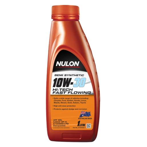 Nulon 10W-30 High Flow Semi Synthetic Engine Oil 1L