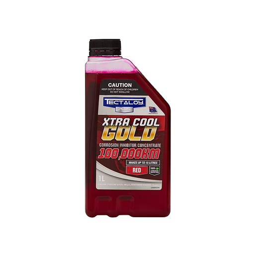 Tectaloy Xtra Cool Gold Corrosion Inhibitor Concentrate Red 1L - TEXGR1L