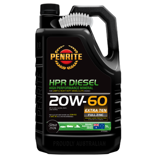 Penrite HPR Diesel 20W-60 Mineral Engine Oil 5L