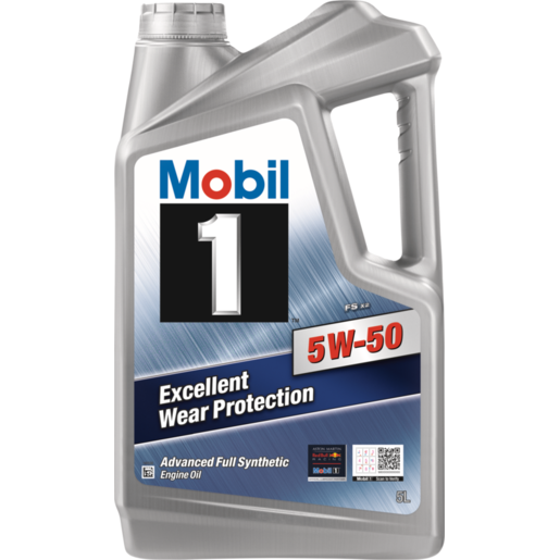 Mobil 1 5W-50 Full Synthetic Engine Oil X2 5L-140530