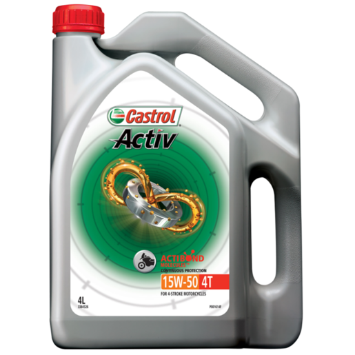 Castrol Activ 15W-50 4T 4-Stroke Motorcycles Engine Oil 4L