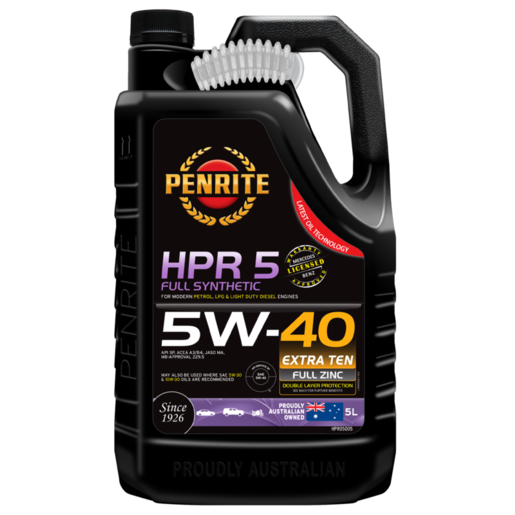 Penrite HPR 5 5W-40 Full Synthetic Engine Oil 5L