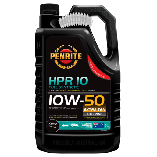 Penrite HPR 10 10W-50 Full Synthetic Engine Oil 5L