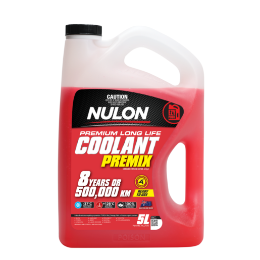 Nulon Red Premium Long Life Premix Engine Coolant 5L