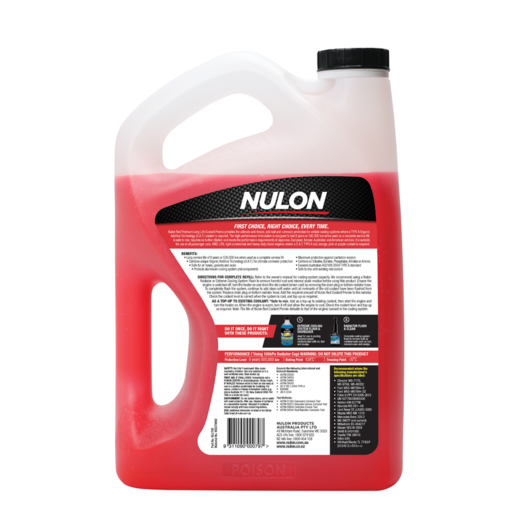 Nulon Red Premium Long Life Premix Engine Coolant 5L