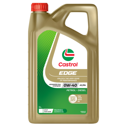 Castrol Edge 0W-40 A3 B4 Full Synthetic Engine Oil 5L