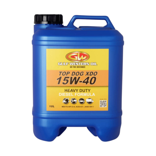 Gulf Western Top Dog XDO 15W-40 Mineral Diesel Engine Oil 10L