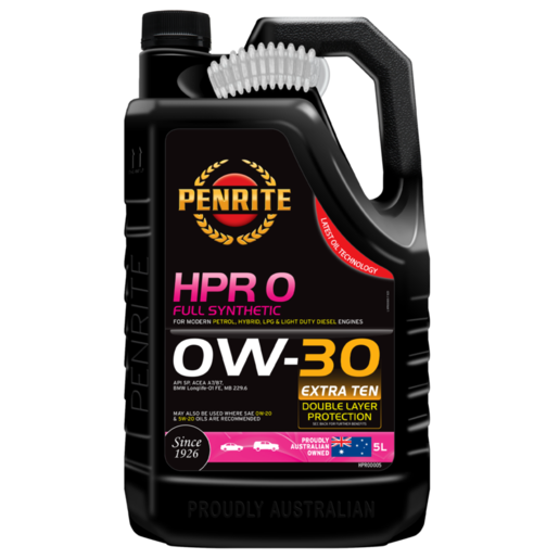 Penrite HPR 0 0W-30 Full Synthetic Engine Oil 5L