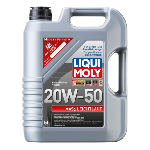 Liqui Moly MoS2 Low-Friction 20W-50 Engine Oil 5L