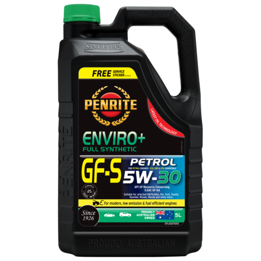 Penrite Enviro+ GF-S 5W-30 Full Synthetic Engine Oil 5L