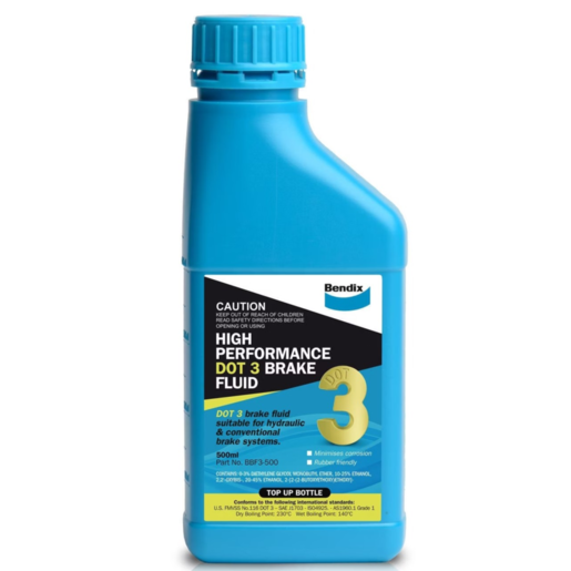 Bendix Brake Fluid DOT 3 500ml - BBF3-500