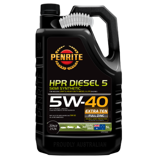 Penrite HPR Diesel 5 5W-40 Semi Synthetic Engine Oil 5L