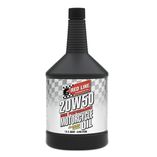 Red Line Motorcycle Oil 20W50 946ml - RED42504