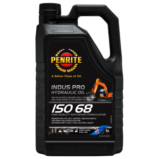 Penrite Indus Pro Hydraulic Oil ISO 68 5L