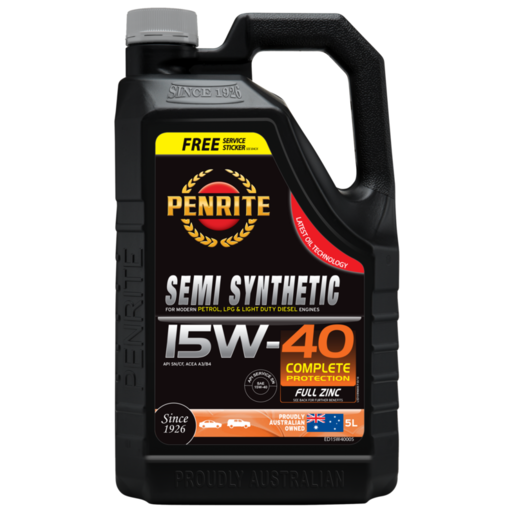 Penrite 15W-40 Semi Synthetic Engine Oil 5L
