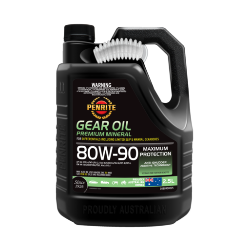 Penrite Premium Mineral 80W-90 Gear Oil 2.5L