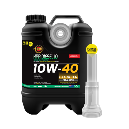 Penrite HPR Diesel 10 10W-40 Semi Synthetic Engine Oil 10L