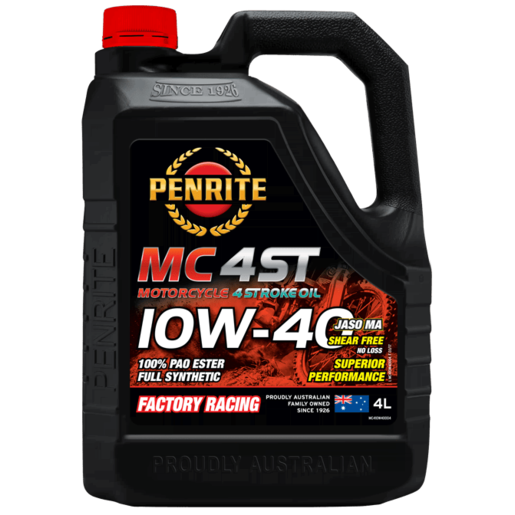 Penrite MC-4ST 10W-40 Full Synthetic Engine Oil 4L